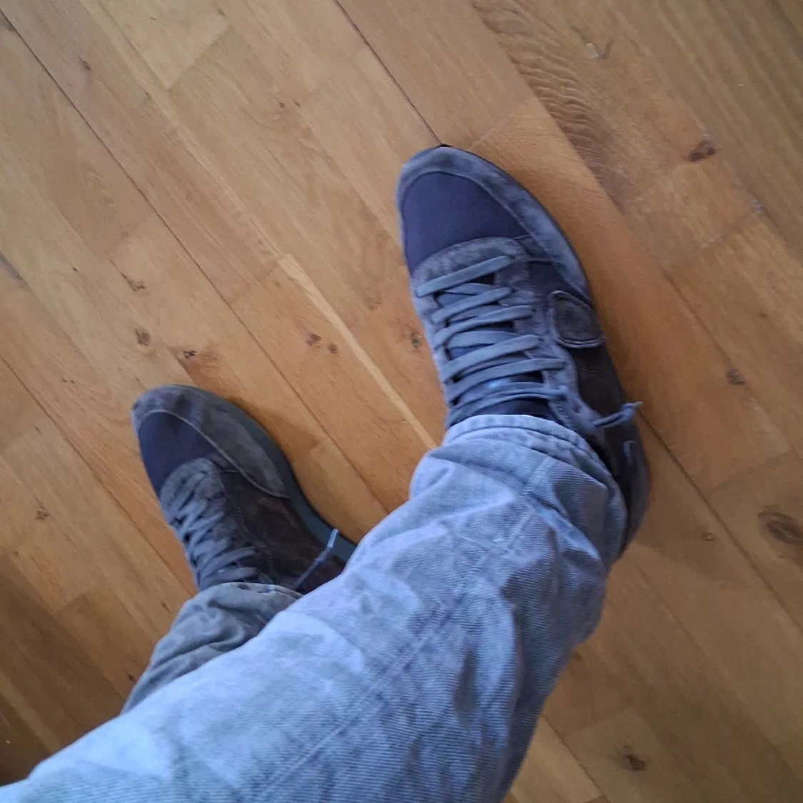 Grå skor från philippe model - 3