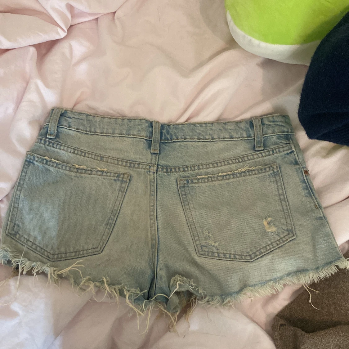 Ljusblå jeansshorts från Zara - 2