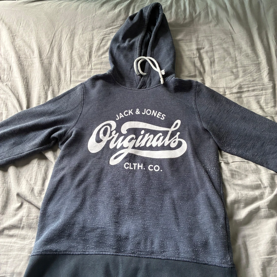 Mörkgrå hoodie Jack & Jones Originals storlek M - 1