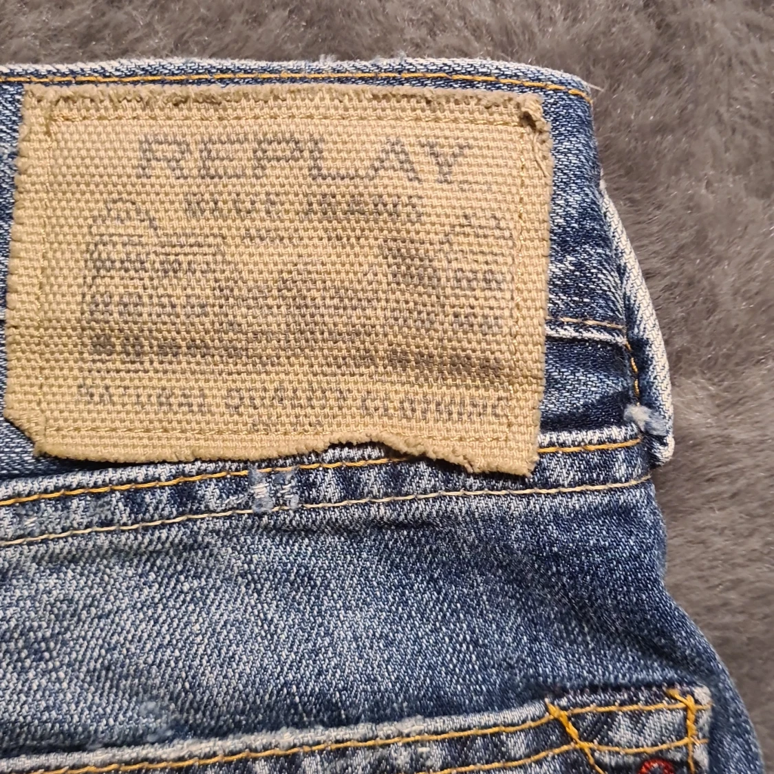 Blå Replay jeans straight fit 31/34 - 2