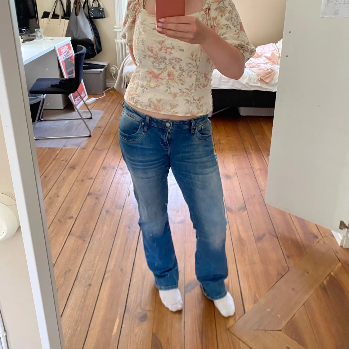 Blå bootcut jeans från LTB