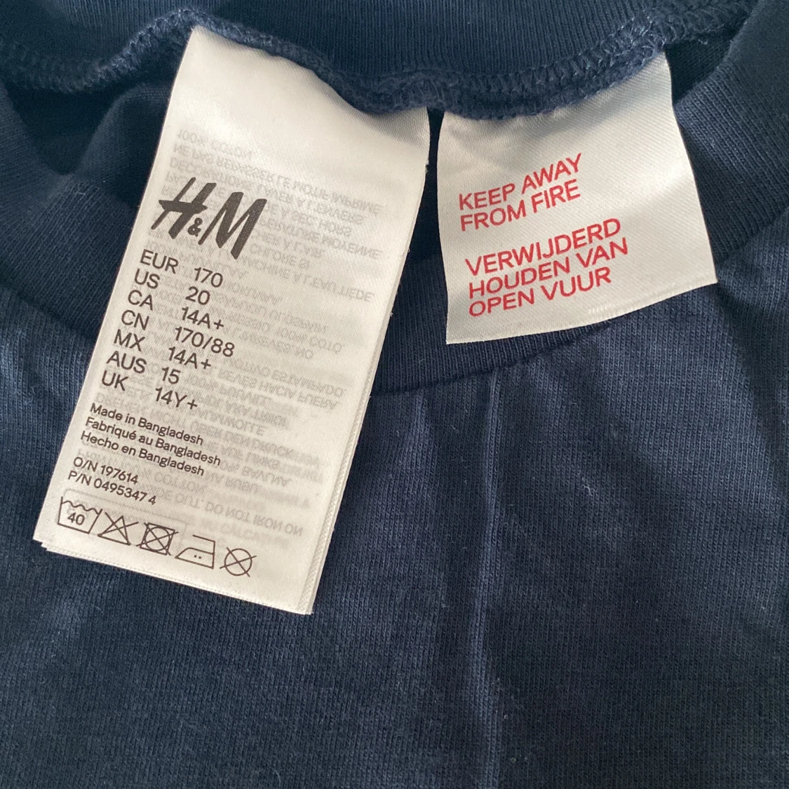 Mörkblå långärmad tröja H&M Dreamers - 3