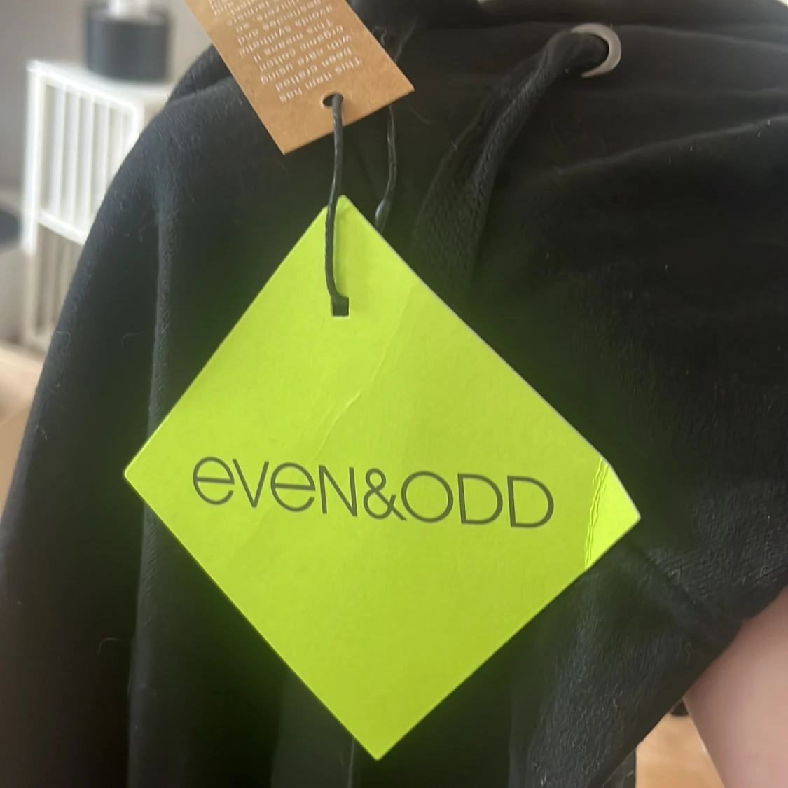 Svart hoodie från Even&Odd, storlek L - 2