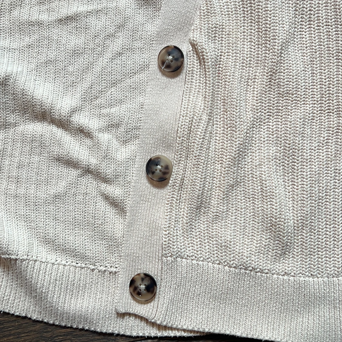 Beige kofta från Selected Femme - 1