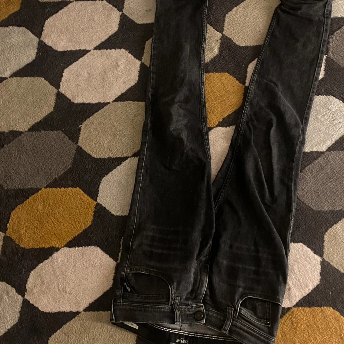 Svarta Replay jeans skinny fit - 1