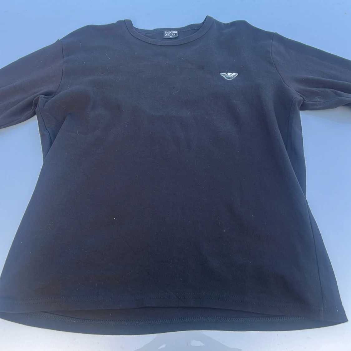 Svart långärmad tröja Emporio Armani