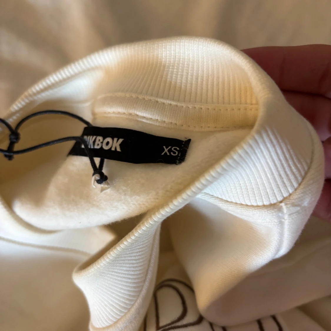 Vit sweatshirt BikBok Colorado XS - 2