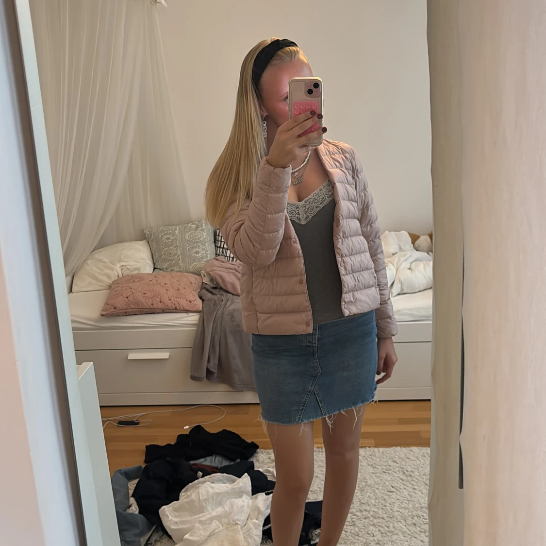 Ginatricot kort jeanskjol