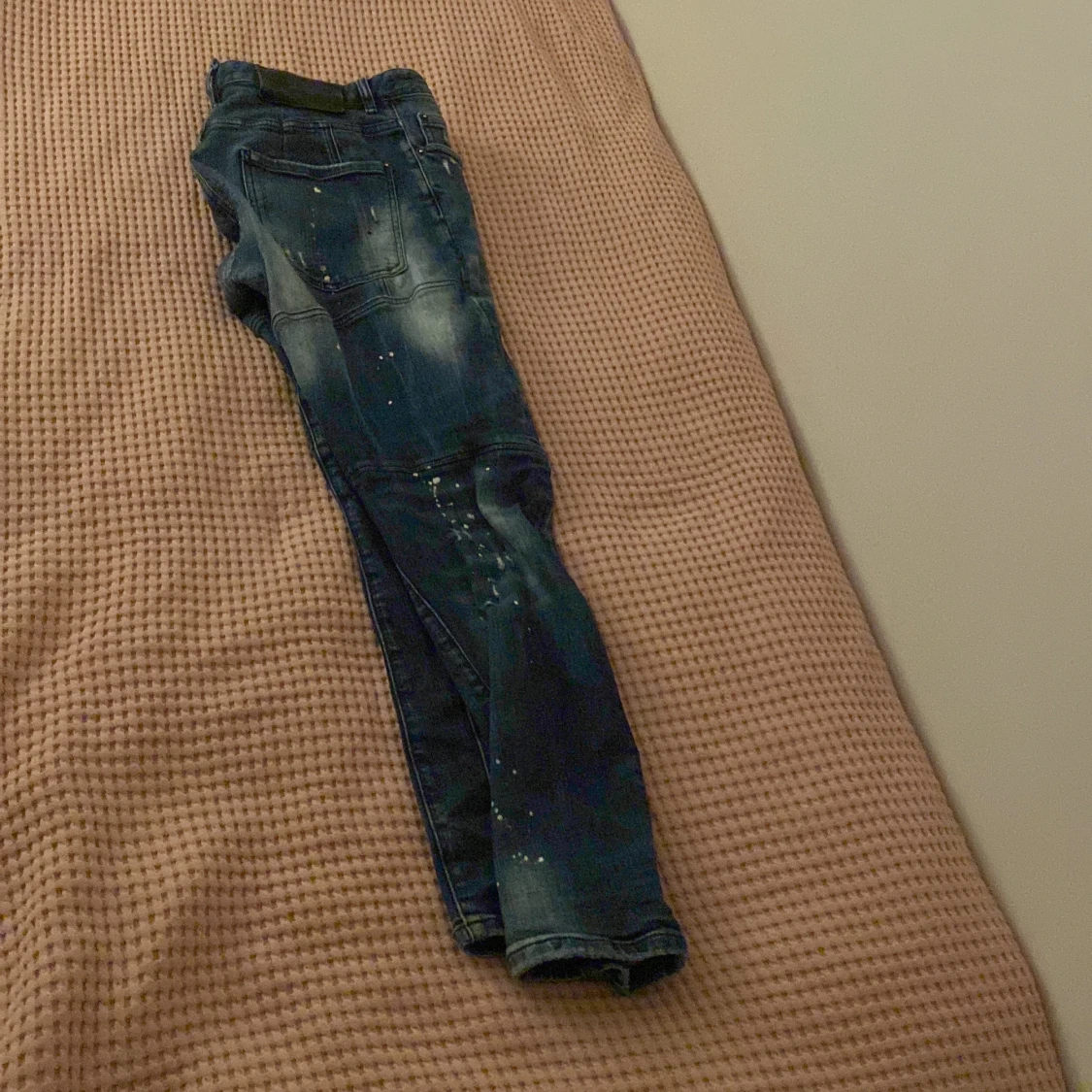 Dsquared2 blå skinny jeans med slitningar - 2