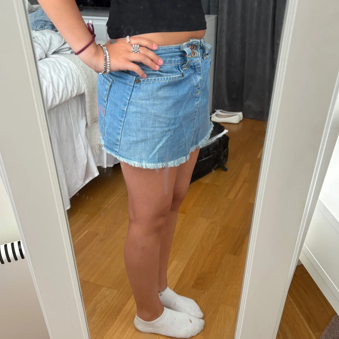 Ljusblå jeanskjol från Levi’s - 1