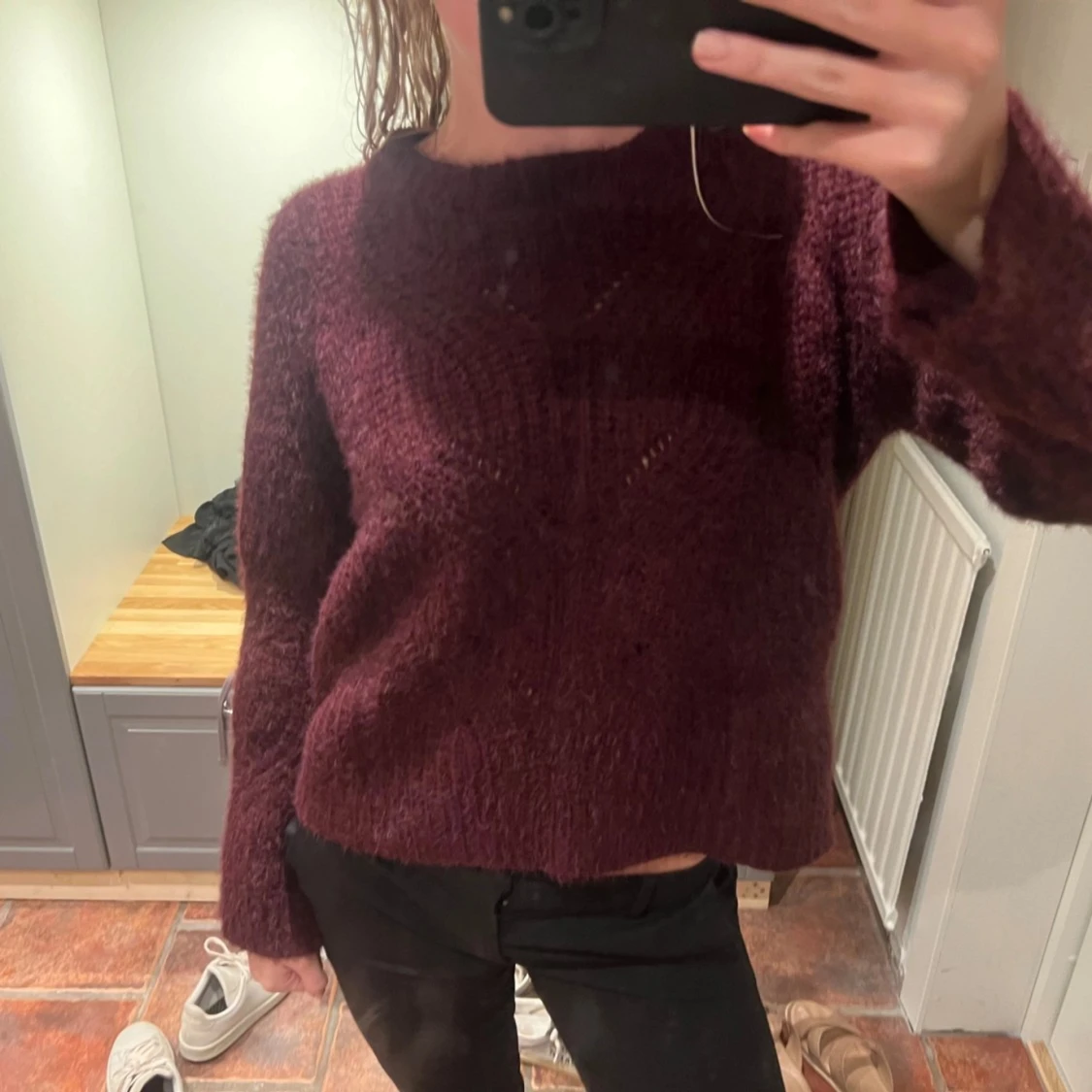stickad tröja  - 1