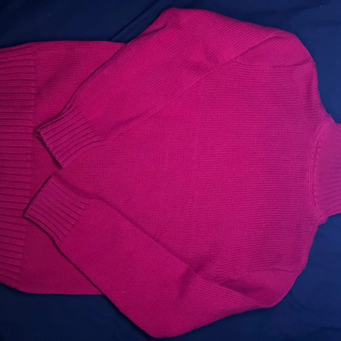 Röd stickad tröja med dragkedja från Polo Ralph Lauren - 1