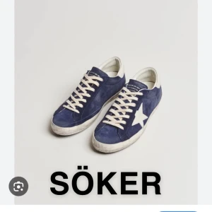 Söker mörkblå golden goose i storlek 42 - Söker mörkblå golden goose i storlek 42, jag kan betala från 2-3 tusen. Skriv i dm om du har!