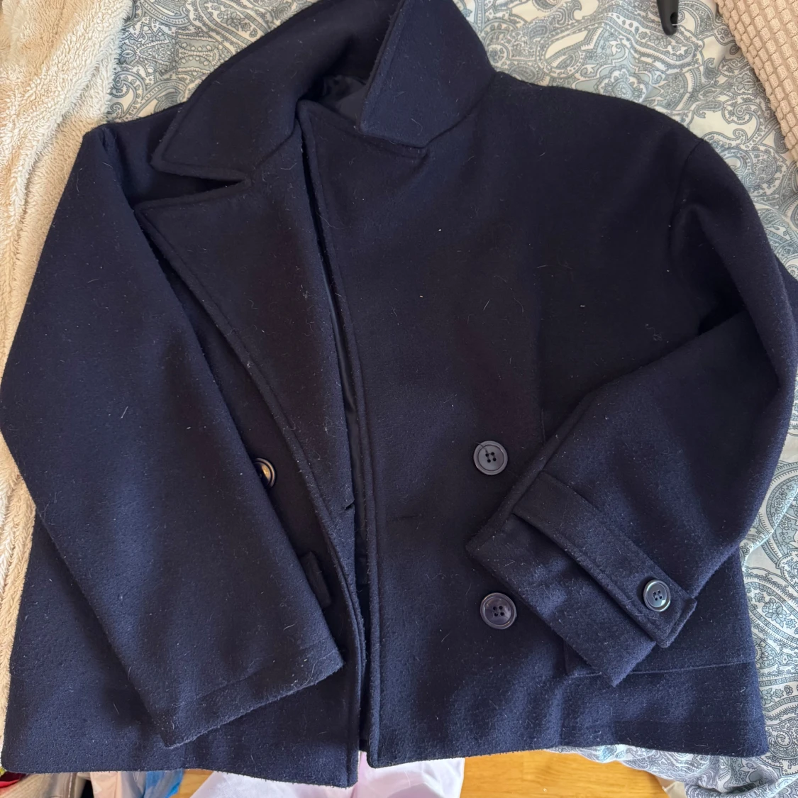 Mörkblå DesignbySi kappa - 3