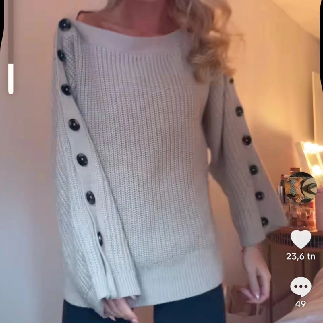 Sååå najs stickad tröja