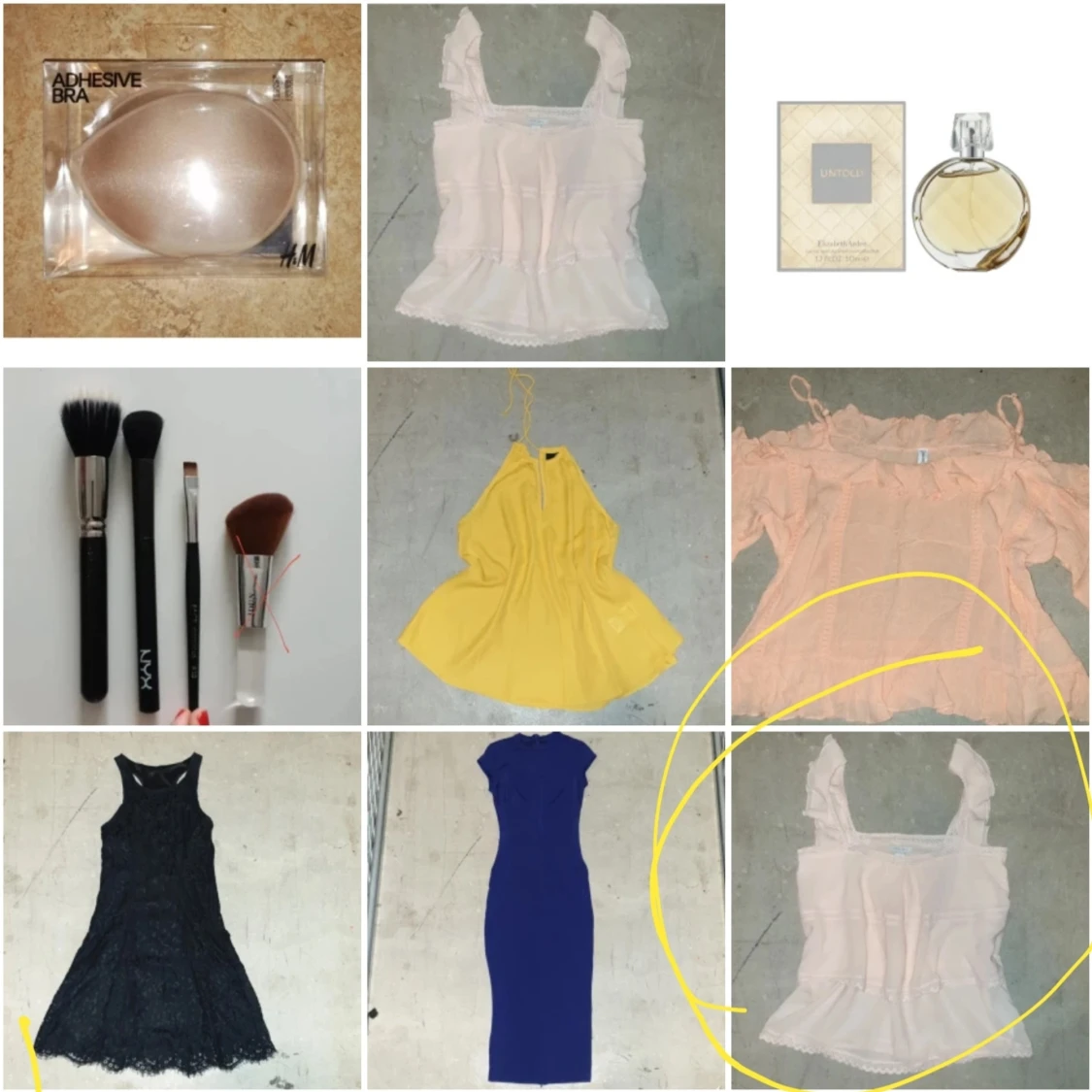 Puderrosa topp med spetsdetaljer från Amisu - 1