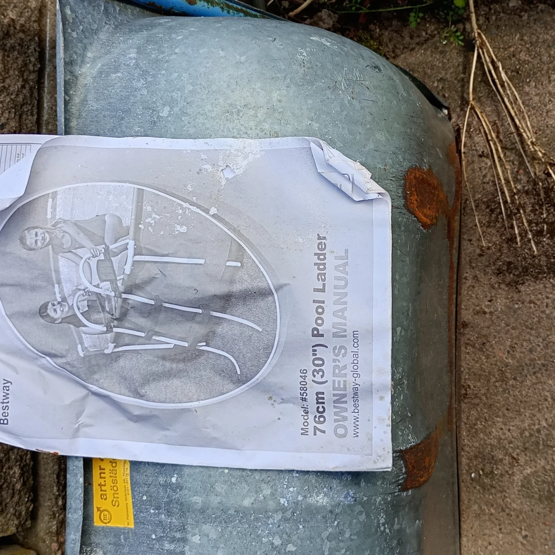 Poolstege 76 cm från Bestway - 2