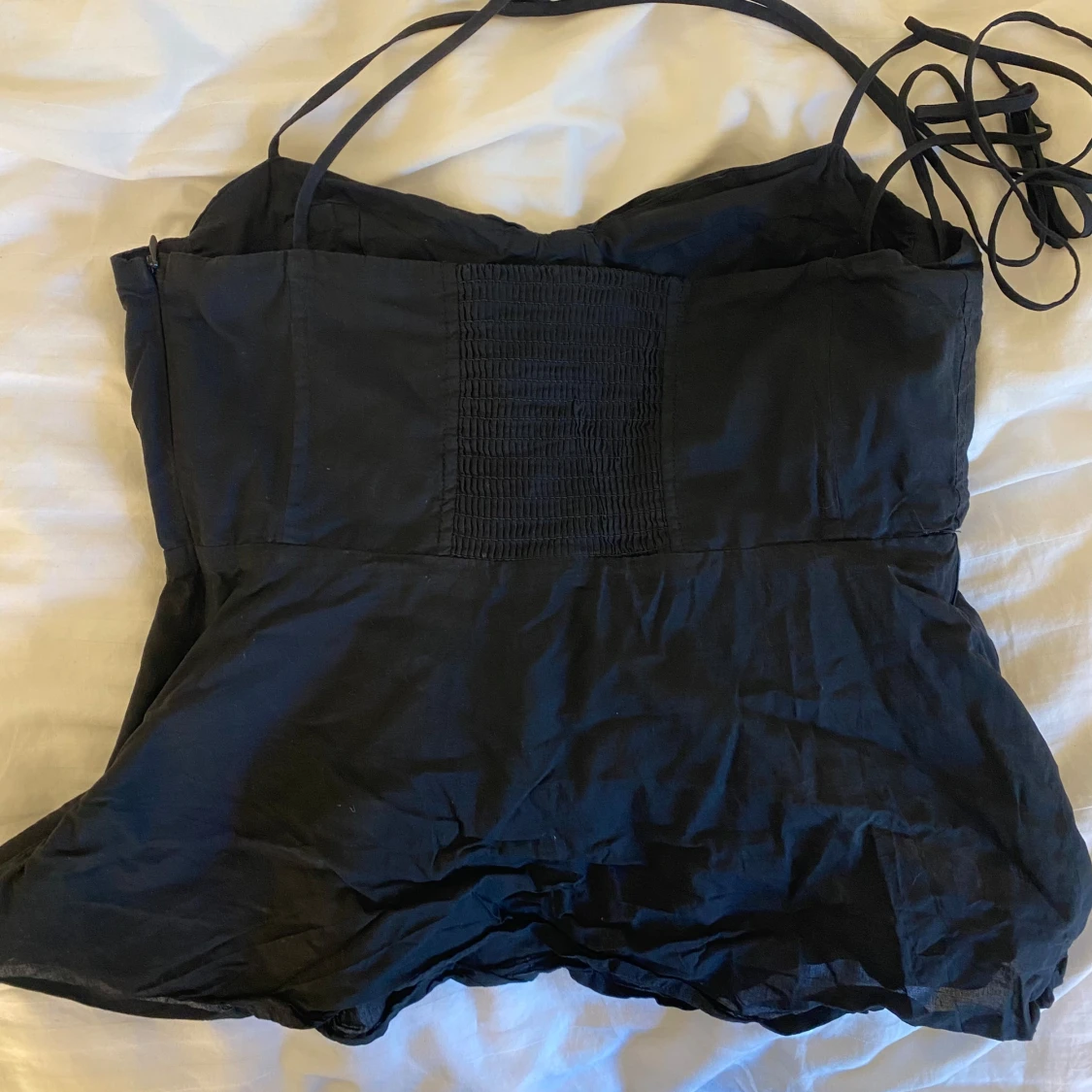 Poplintopp svart  - 3