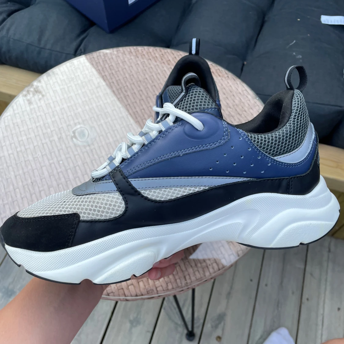 Dior B22 sneakers blå och svart - 1