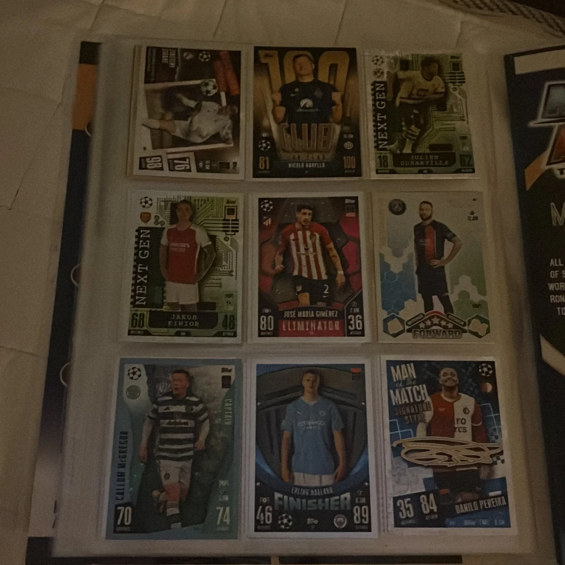 Match Attax Champions League Fotbollskortsamling