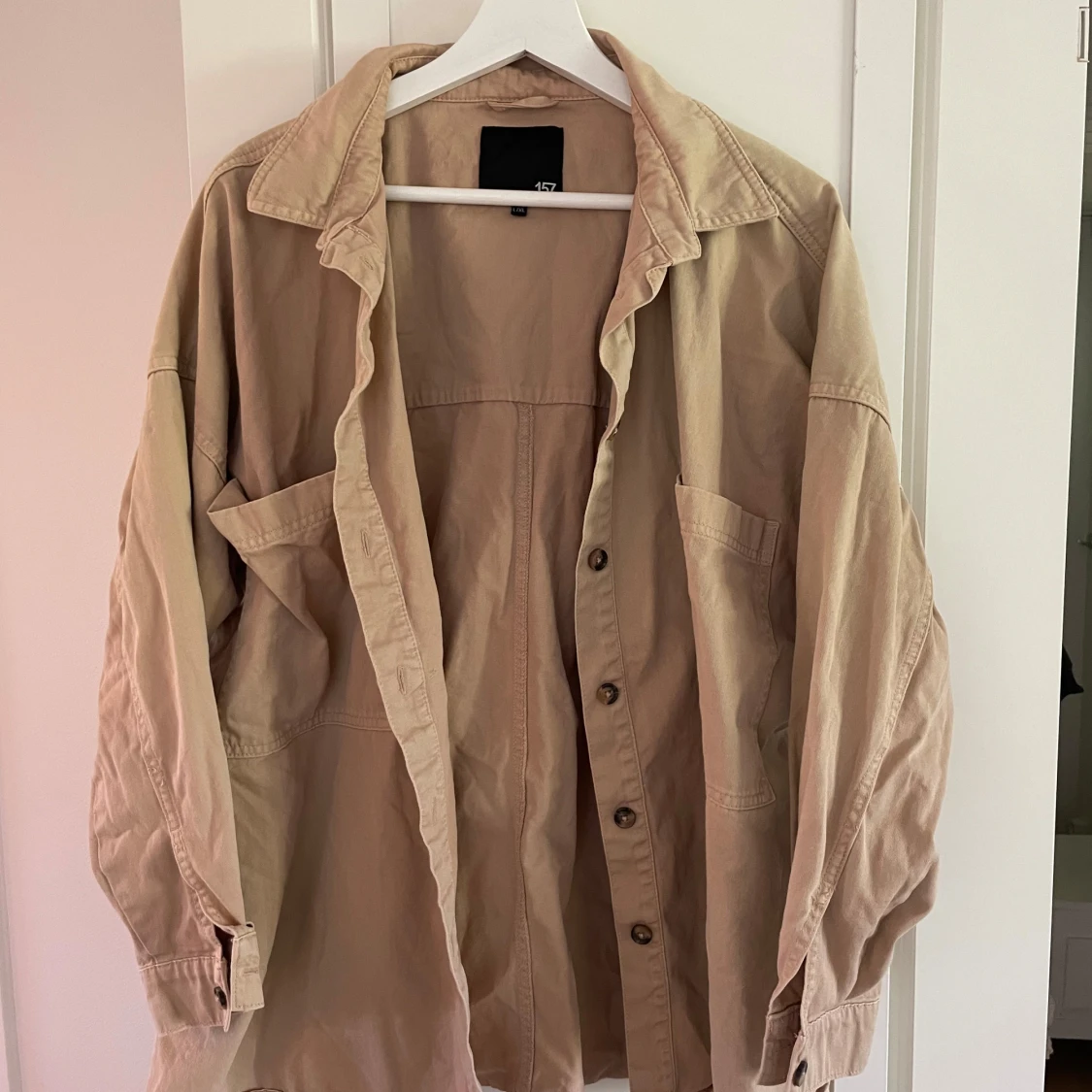 Beige overshirt från 157 - 3
