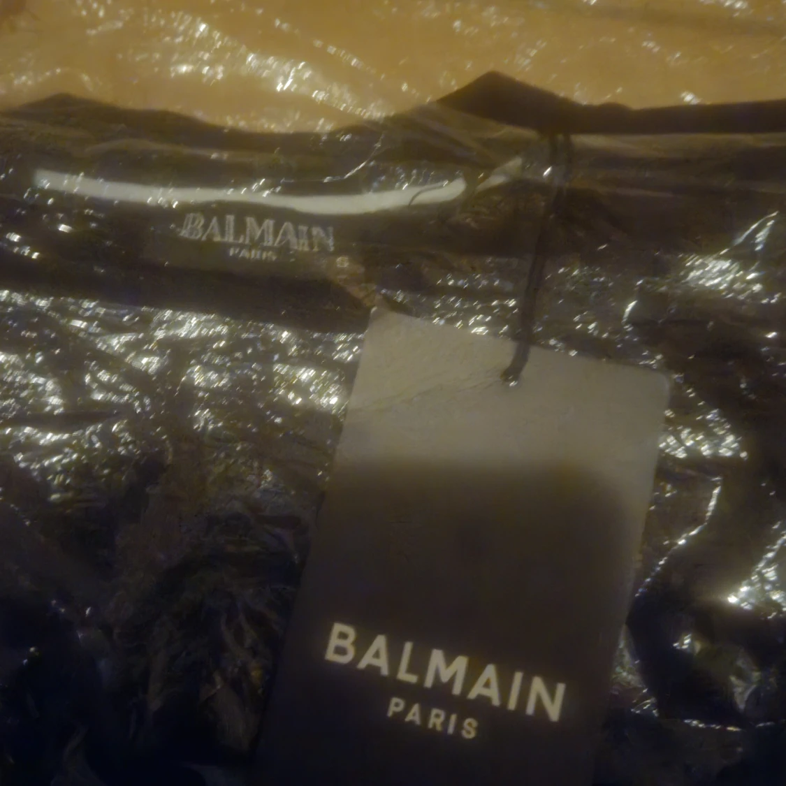 Svart Balmain Paris t-shirt - 1