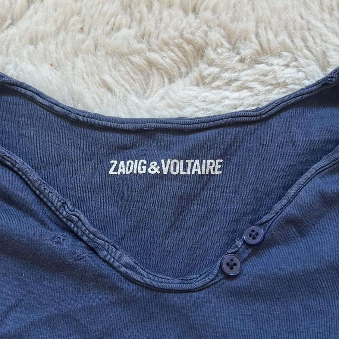 Blå topp Zadig & Voltaire med tryck - 1