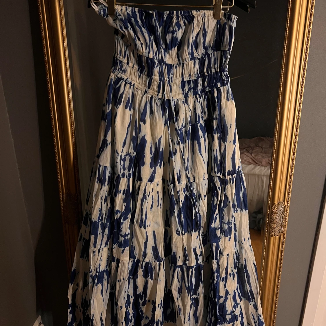  långklänning med mönster