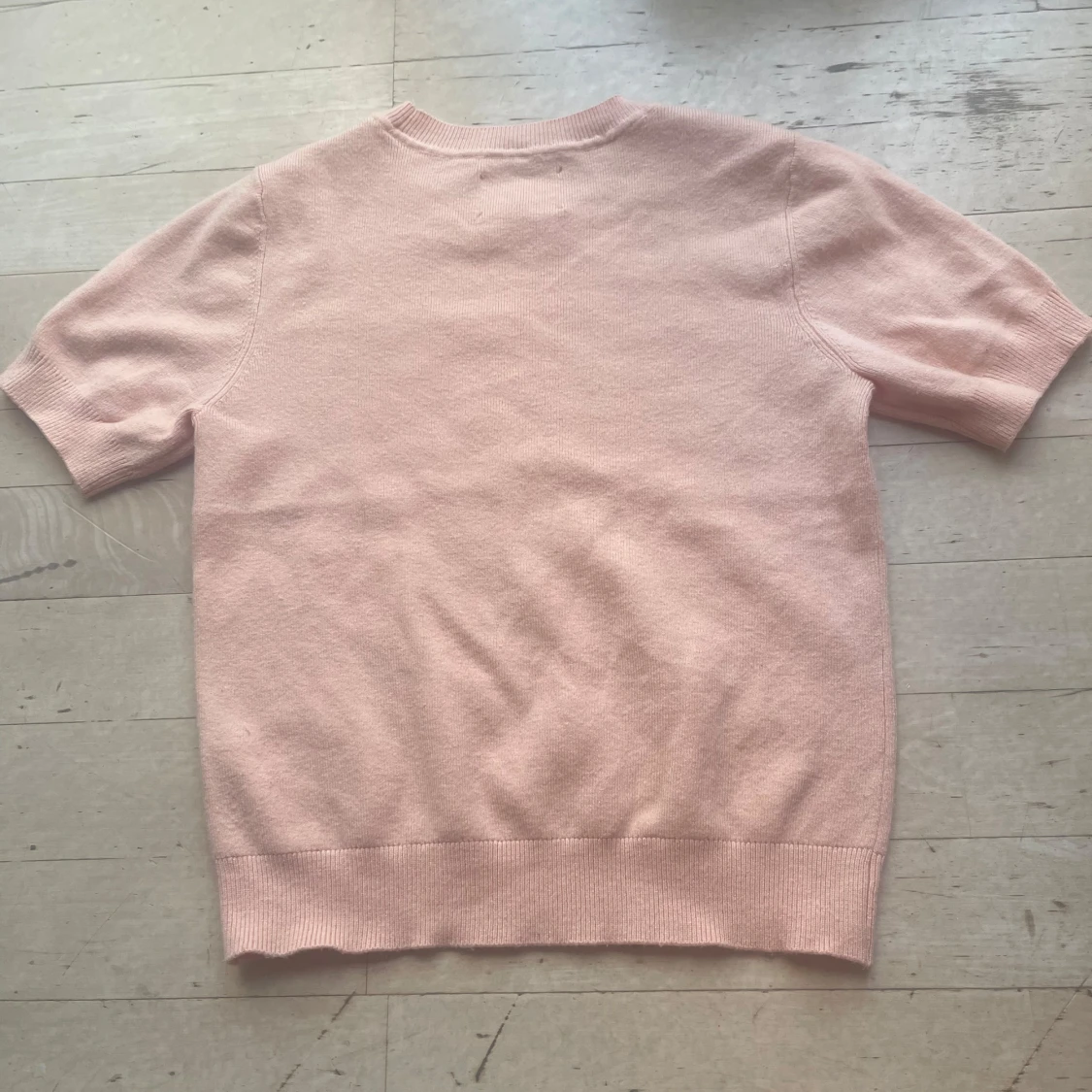 Rosa orange stickad topp från Zara - 1