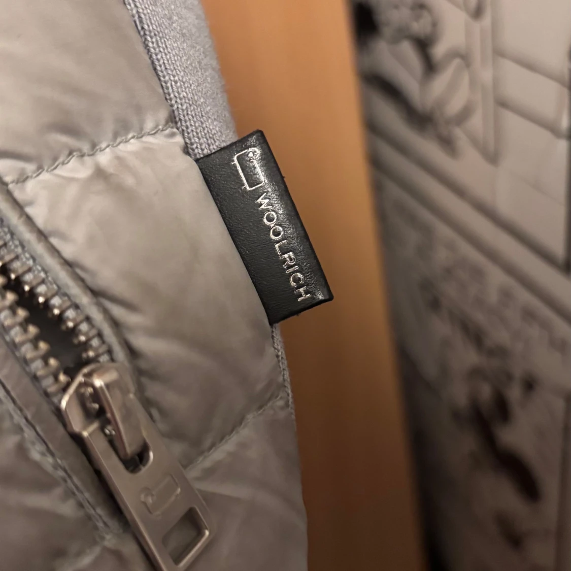 Grå cardigan från Woolrich, storlek S - 3