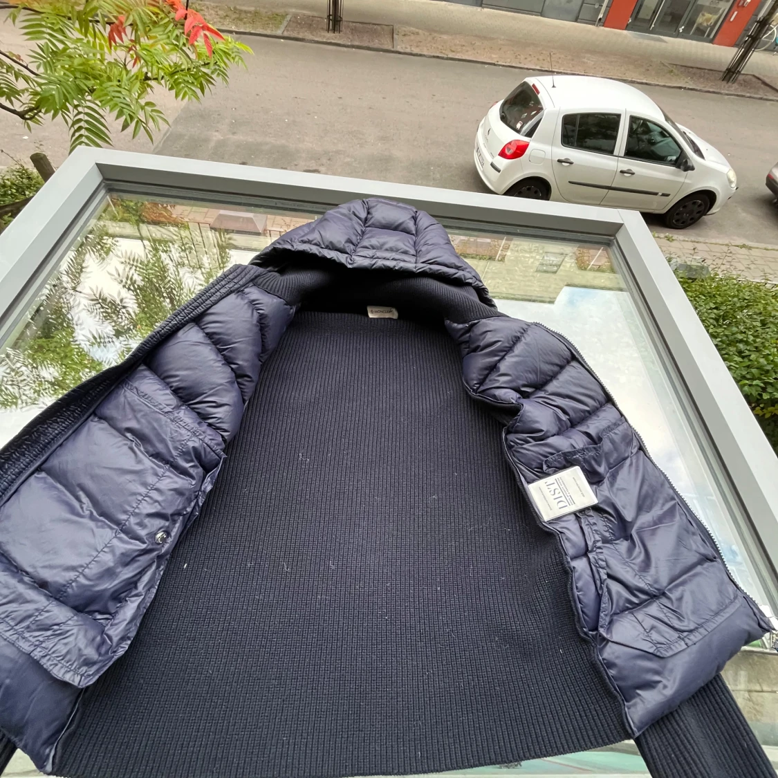 Mörkblå pufferjacka från Moncler S - 1