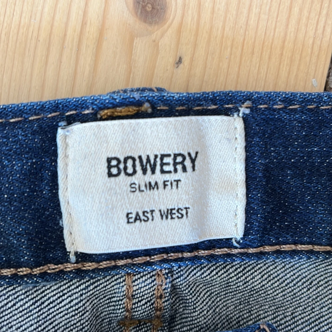 Bowery slim fit jeans blå W32 L34 - 1