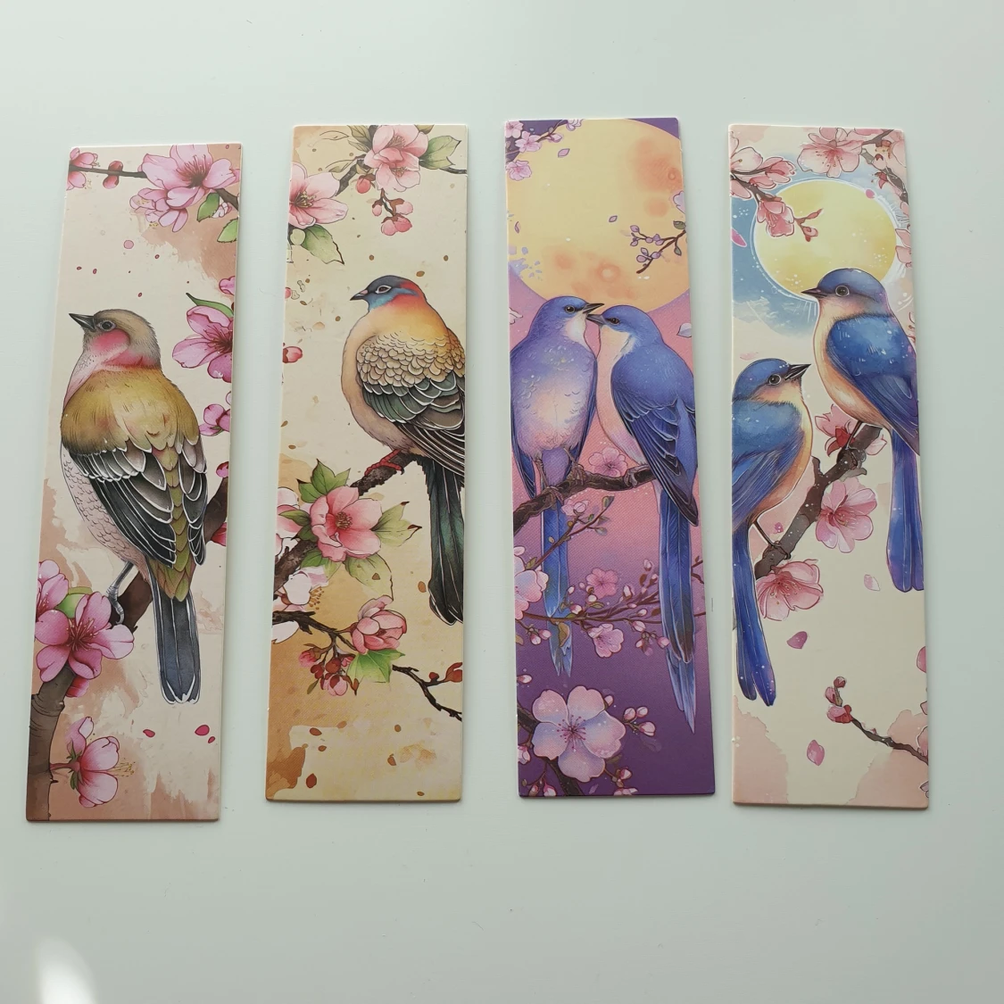 Fåglar & Körsbärsblom – Bokmärkeset