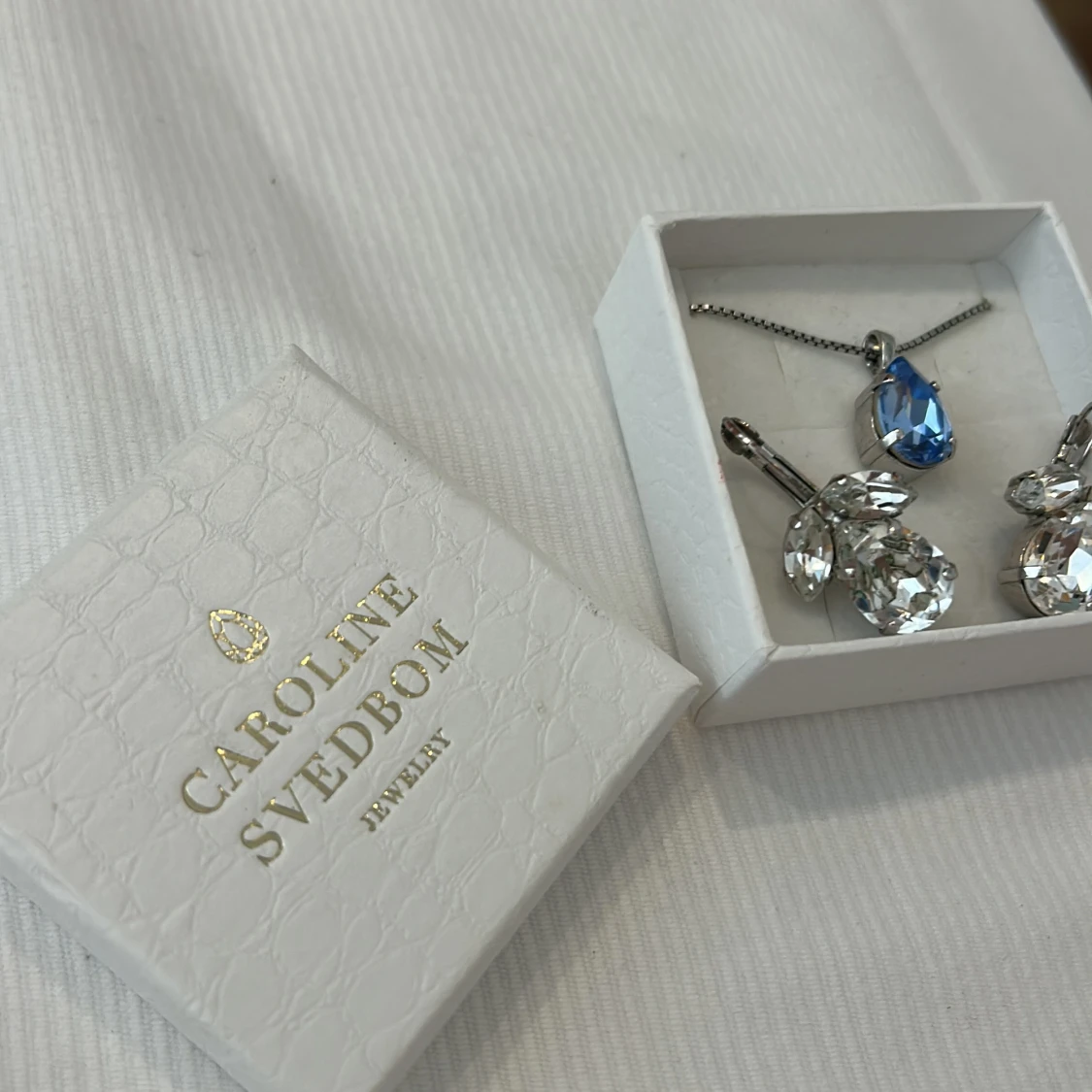 Caroline Svedbom smyckeset blå & silver - 1