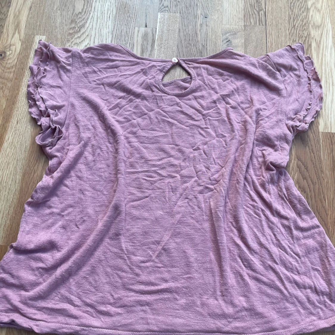 Rosa blus med volangärm från Dreams - 2