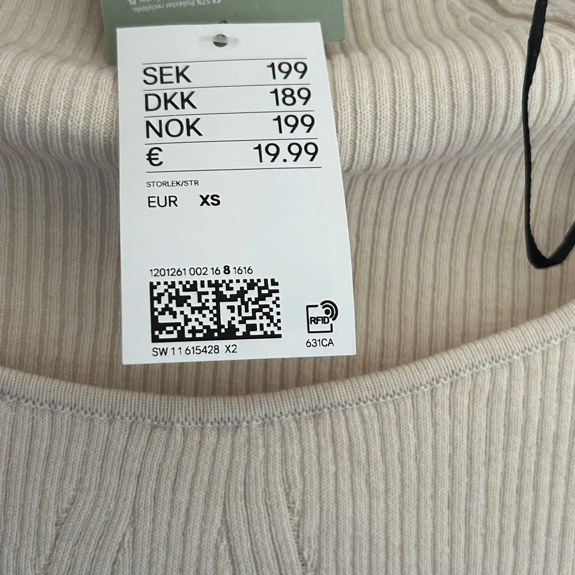 Vit långärmad tröja  - 2