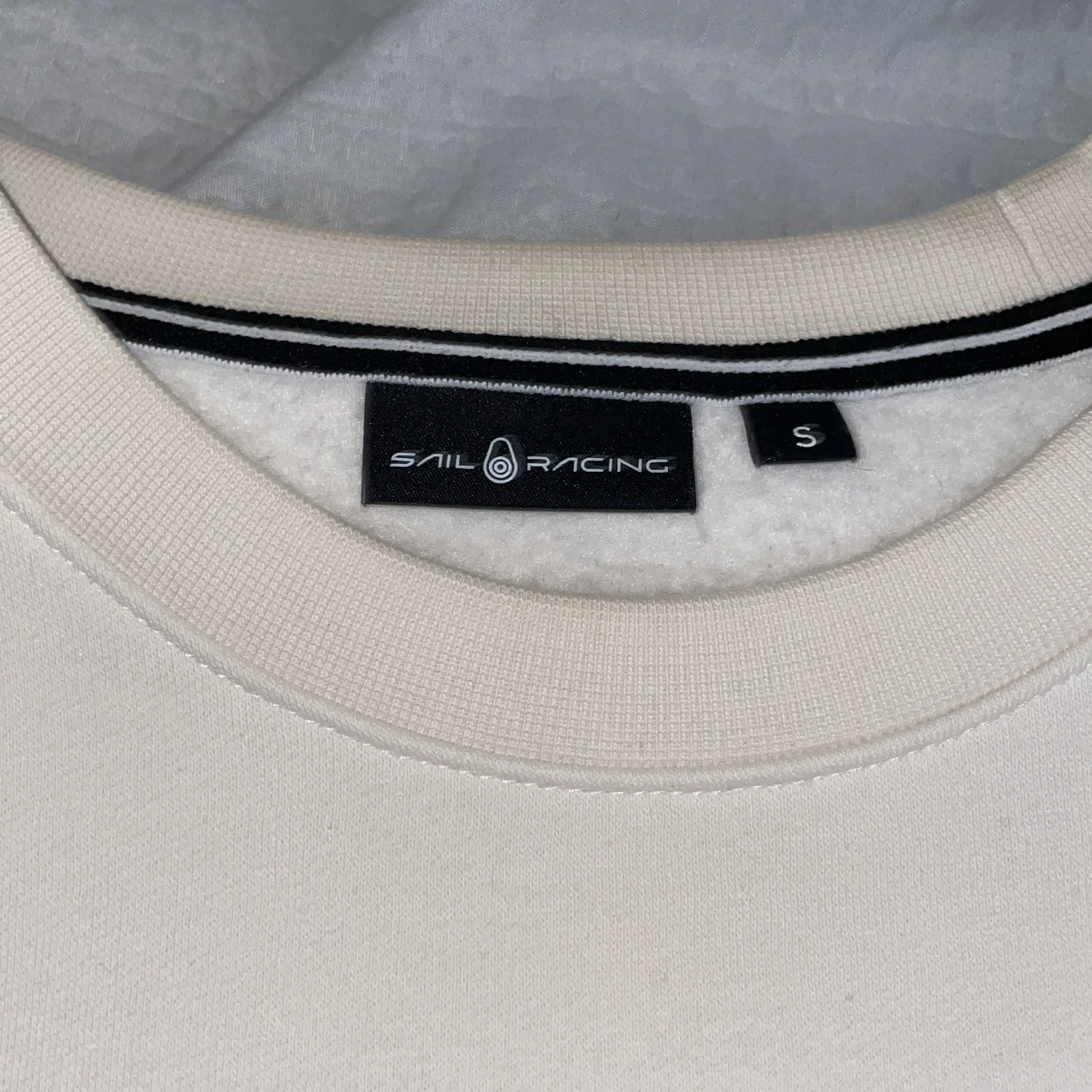 Vit Sail Racing sweatshirt i bomull - 1