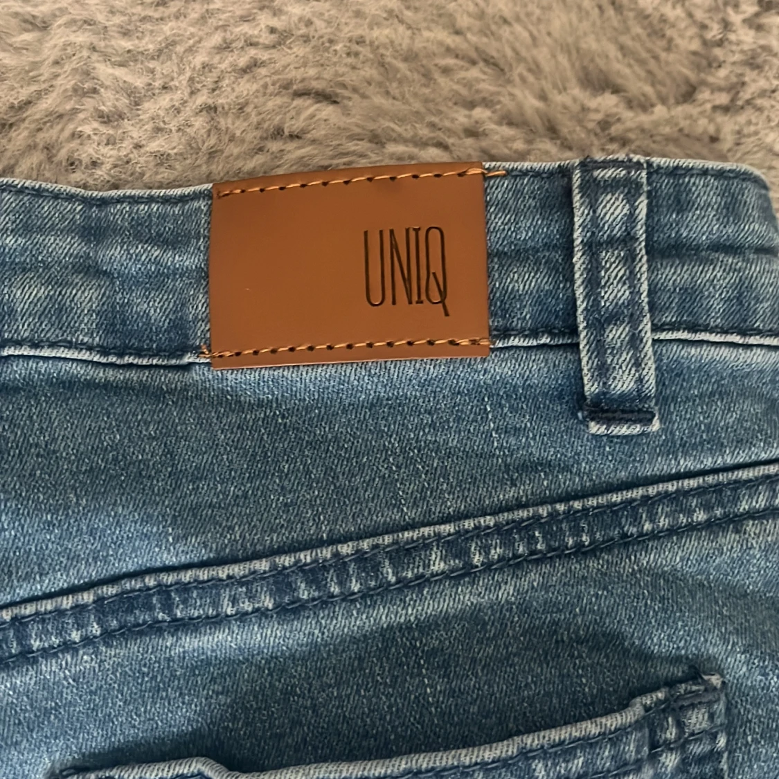 Blå bootcut jeans från UNIQ, stl 146 - 3