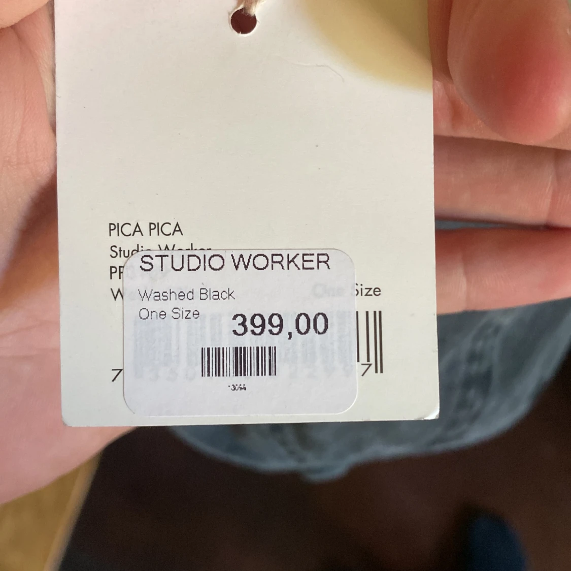 Svart keps Studio Worker Pica Pica - 3