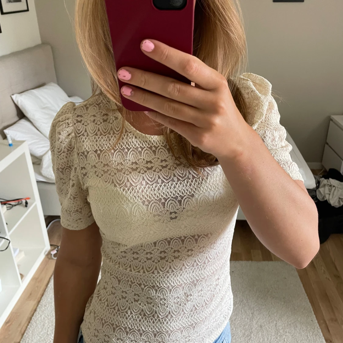 Spetsblus från vila