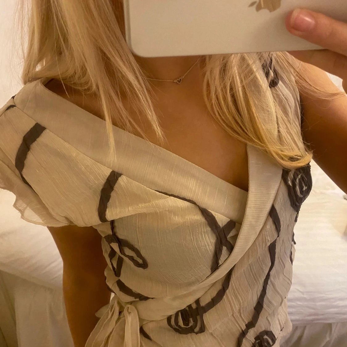 Mönstrad omlottopp - 3