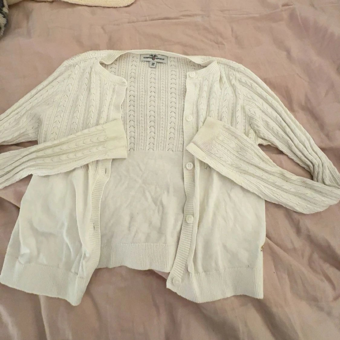 Vit croppad kofta från Kappahl  - 2