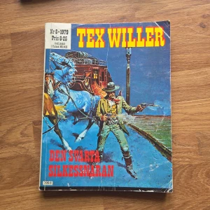 Tex Willer - Den svarta silkessnaran - Fortfarande bra skick. 