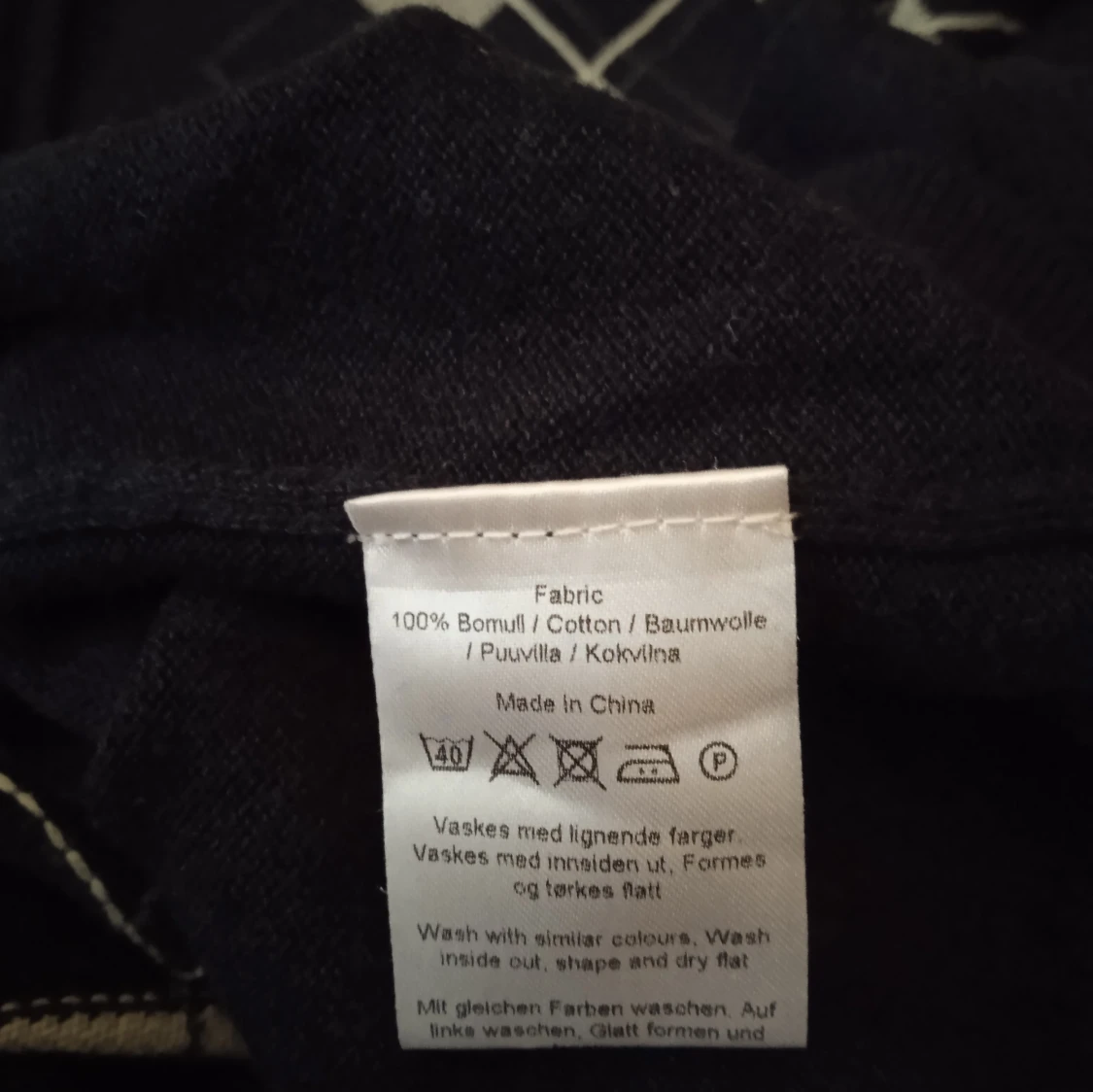 Svart blommig kortärmad skjorta Dressmann - 3