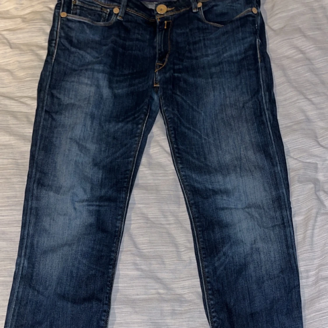 Replay skinnystrecth jeans mörkblå herr - 1