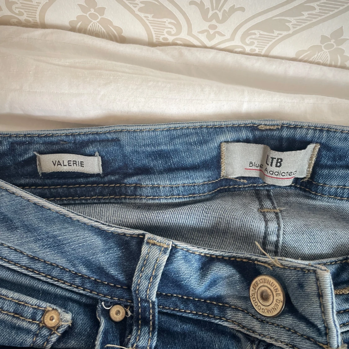 Blå bootcut jeans ITB Valerie W26 L30 - 3