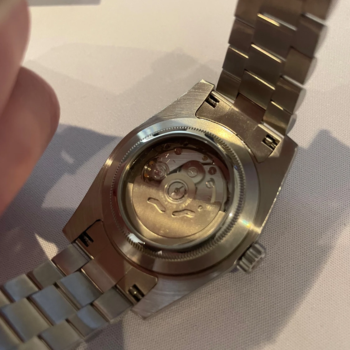 Ljus blå seiko mod date-just - 3