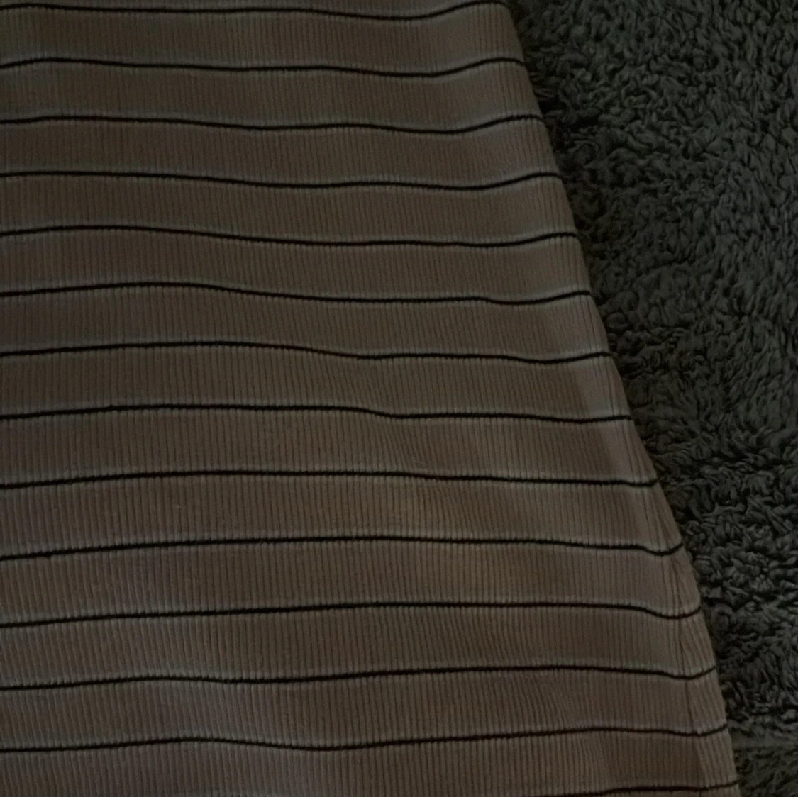 Rosa randig klänning - 1