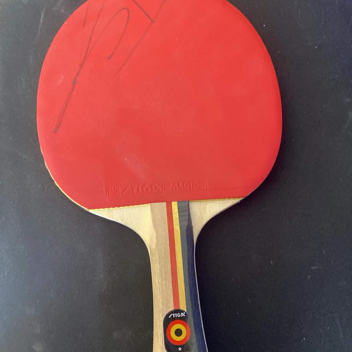 Signerat Truls rack med 3 stycken pingis bollar - 4