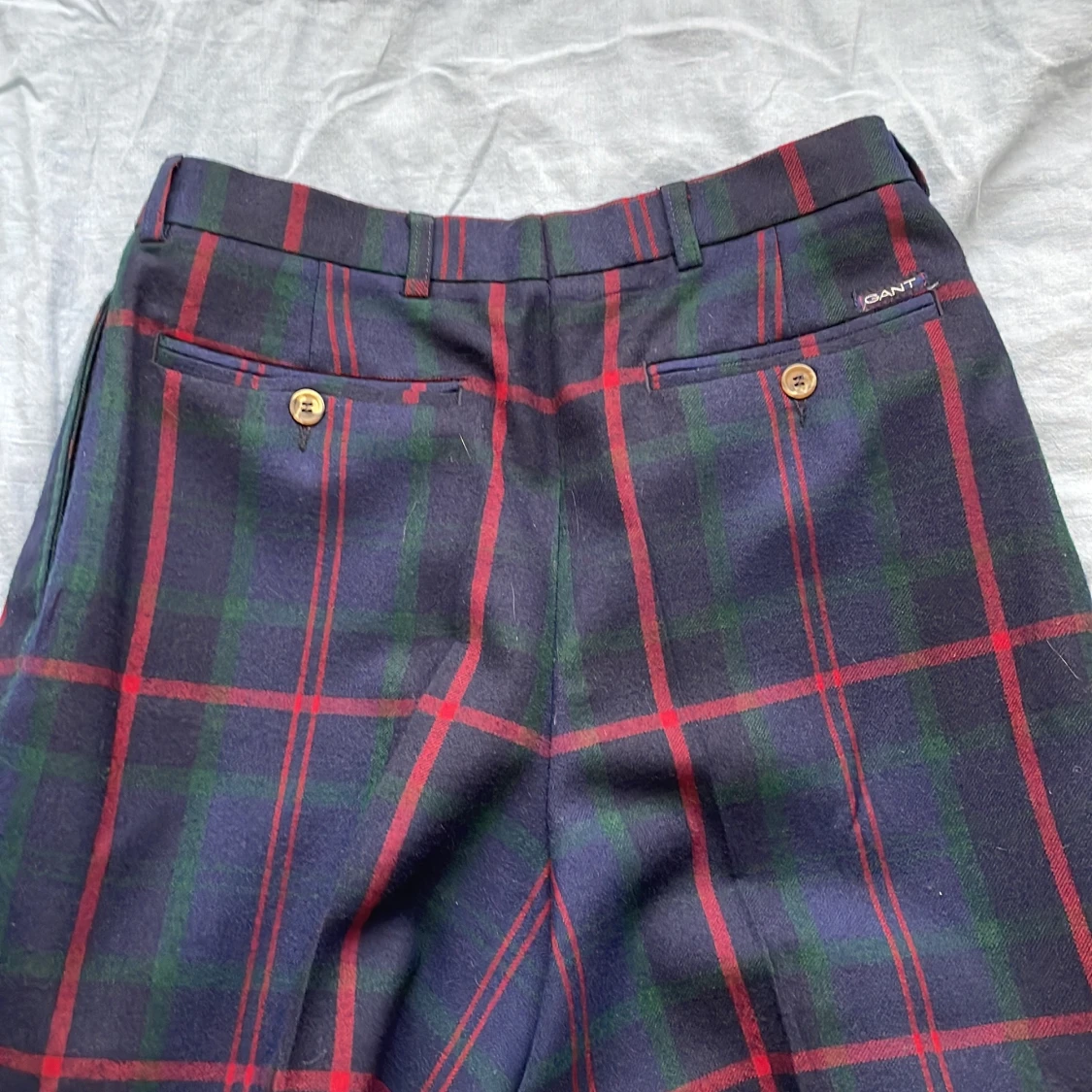 Vintage Rutig kostymbyxa från Gant - 4